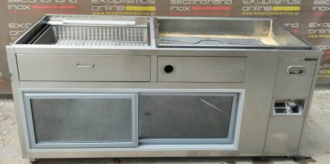 Μπαιν Μαρί & Ψυγείο Με Εξωτερικό Μοτέρ 193x80x88Cm Μεταχειρισμένο 